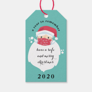 Maskerad jultomte 2020 presentetikett