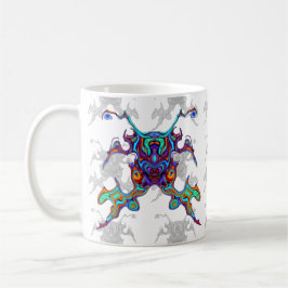 Maskerad kricka, främmande insectoid v2 kaffemugg
