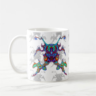 Maskerad kricka, främmande insectoid v2 kaffemugg