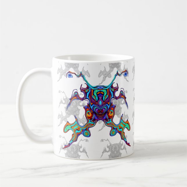 Maskerad kricka, främmande insectoid v2 kaffemugg (Vänster)