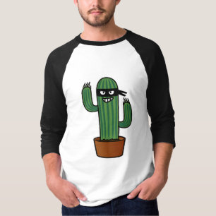Maskerad lömsk bandit för kaktusbandido ninja t shirt