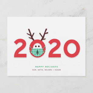 Maskerad Ren 2020 Jul Postkort Helg Vykort