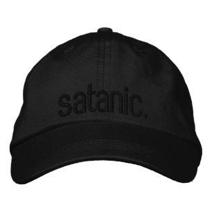 Maskerad Satanisthatt Broderad Keps