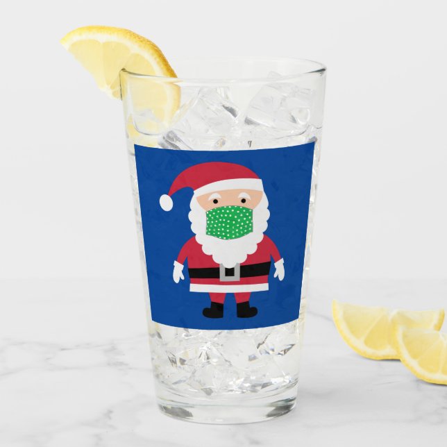 Maskerad Tomte Glaskopp (Framsida Ice)