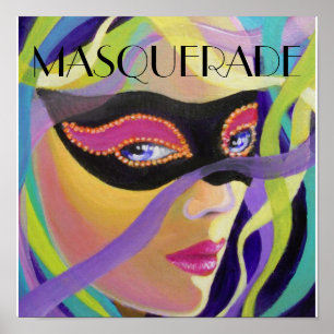 MASKERADAFFISCH POSTER
