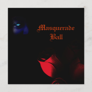 Maskeradbal Invitationer Inbjudningar