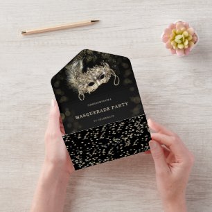 Maskeradbal med svarsblanketter