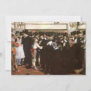 Maskeradbal på operan av Edouard Manet