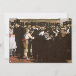 Maskeradbal på operan av Edouard Manet Inbjudningar