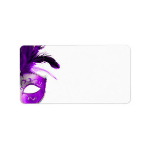 Maskeradbrevskickandeetiketter Adressetikett