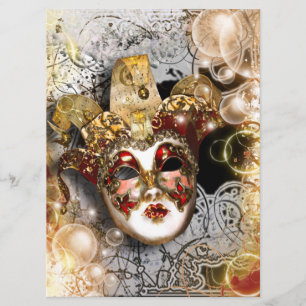 Maskeraden maskerar det venetian mardigraspartyet inbjudningar