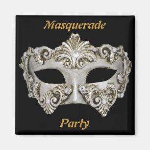 Maskeradfest Spara Datum Magnet