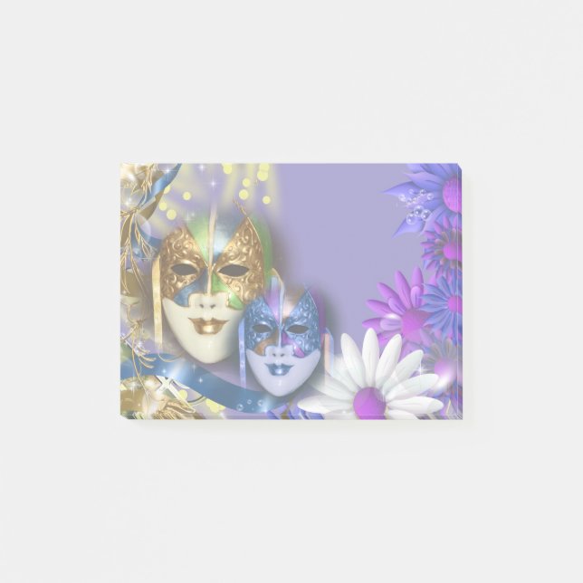 Maskeradmasker Post-it Block (Framsida)