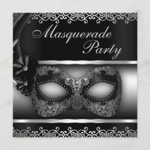 Maskeradpartyinbjudan Inbjudningar