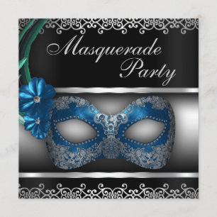 Maskeradpartyinbjudan Inbjudningar
