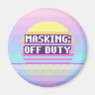 Maskering: ledig neurodivergent pixelmagnet magnet