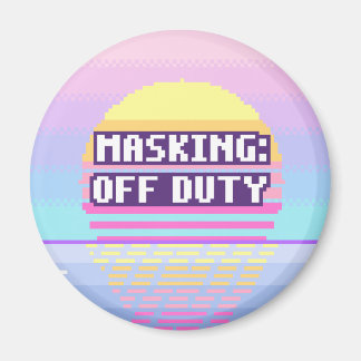 Maskering: ledig neurodivergent pixelmagnet magnet