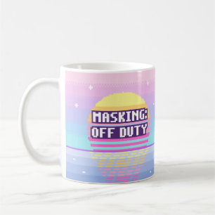 Maskering: Neurodivergent Pixelmugg ledig Kaffemugg