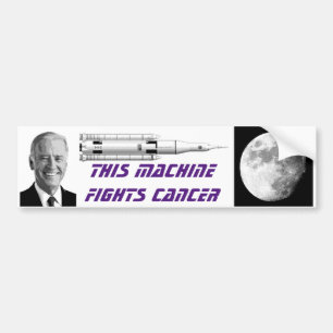 Maskin bekämpar cancer - Bumper Sticker Bildekal