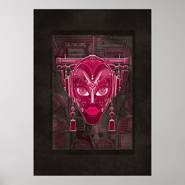Maskin: Bride Pinbot Pinball Poster (Framsidan)