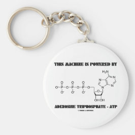 Maskin drivs av adenosintrifosfat nyckelring