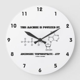 Maskin drivs av adenosintrifosfat rund klocka