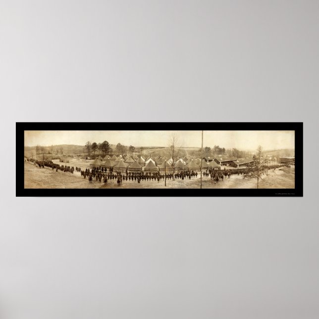 Maskin Gun Battalion Photo 1918 Poster (Framsidan)