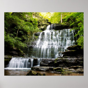 Maskin Gun Waterfalls Poster