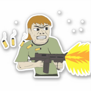 maskin gunner klistermärken