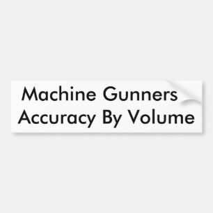 Maskin Gunners - noggrannhet efter volym Bildekal