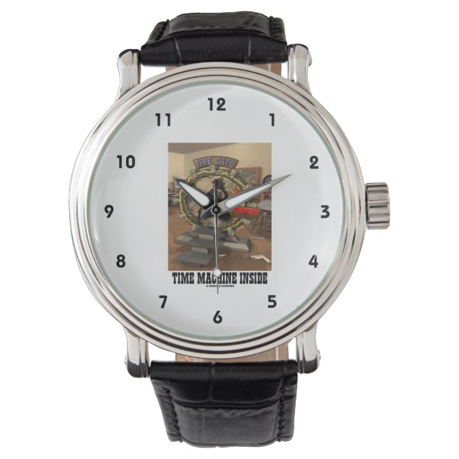 Maskin insida (öppen källände) armbandsur (Framsida)