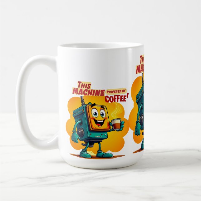 Maskin kaffe Mugg (Vänster)