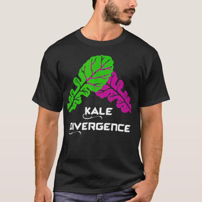 Maskin Learning Statistics Kale KL Divergence T Shirt (Framsida)