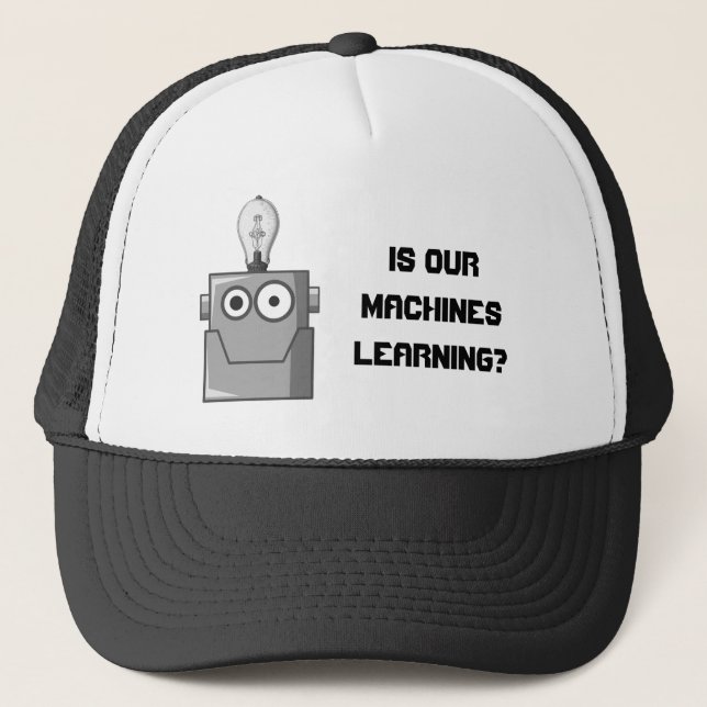 Maskin Learning Technology Humor Keps (Framsida)