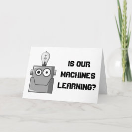 Maskin Learning Technology Humor Kort