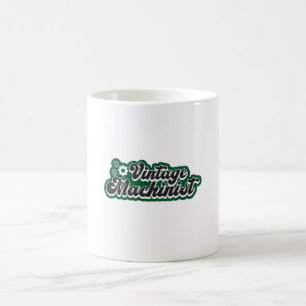 Maskin Mechanic CNC Machinist Retro Funny Gift Kaffemugg