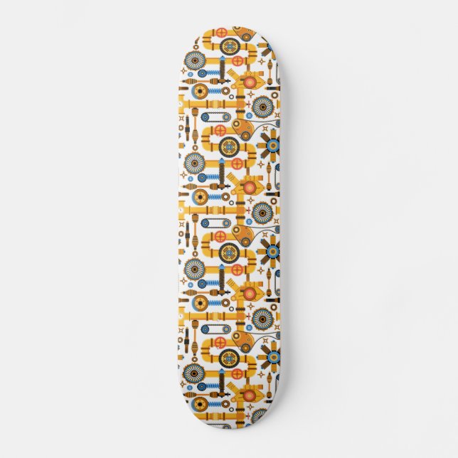 Maskin Mini Skateboard Bräda 18,5 Cm (Framsida)