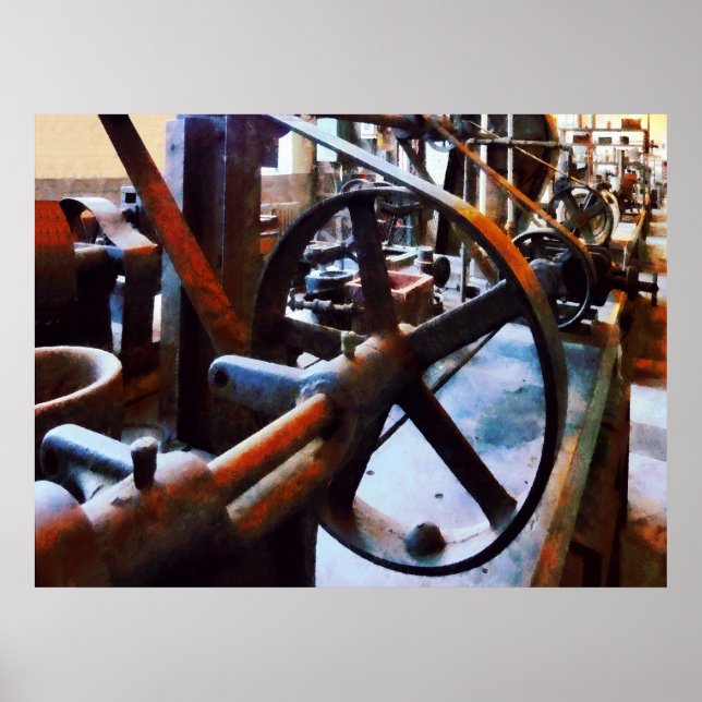 Maskin Shop Poster (Framsidan)
