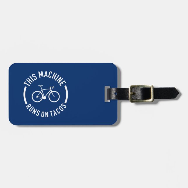 Maskin Springa om Tacos Bagagebricka (Horisontell Framsida)