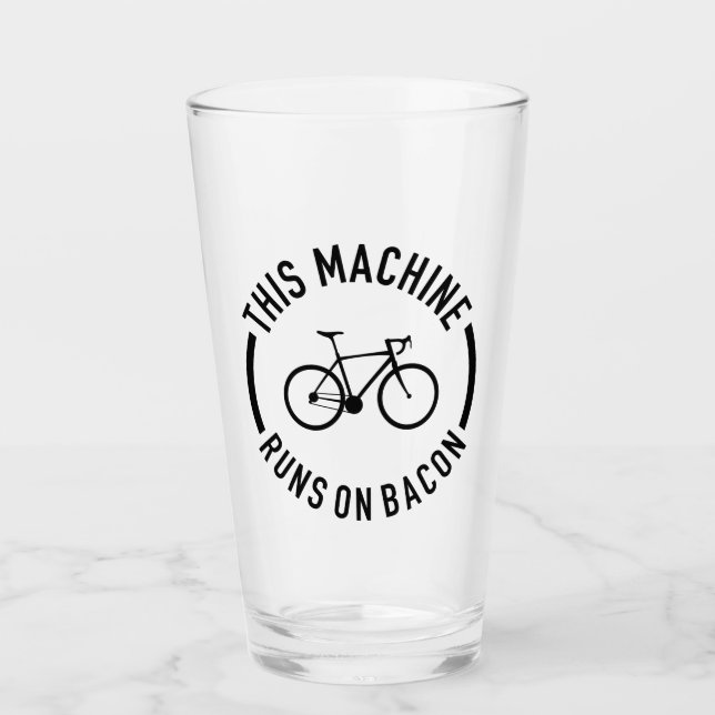 Maskin Springa på Bacon Glaskopp (Framsida)