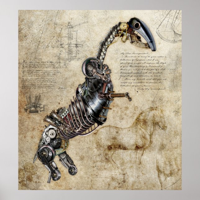 Maskin Steed Mark1 Poster (Framsidan)