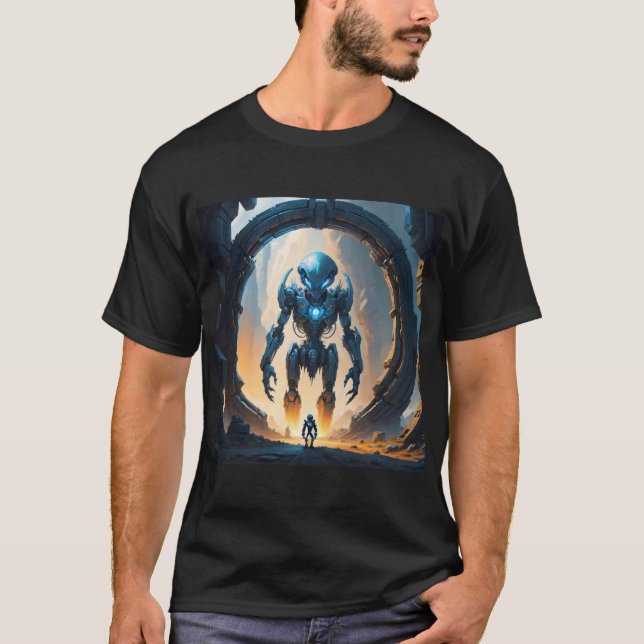 Maskin stiger  t shirt (Framsida)