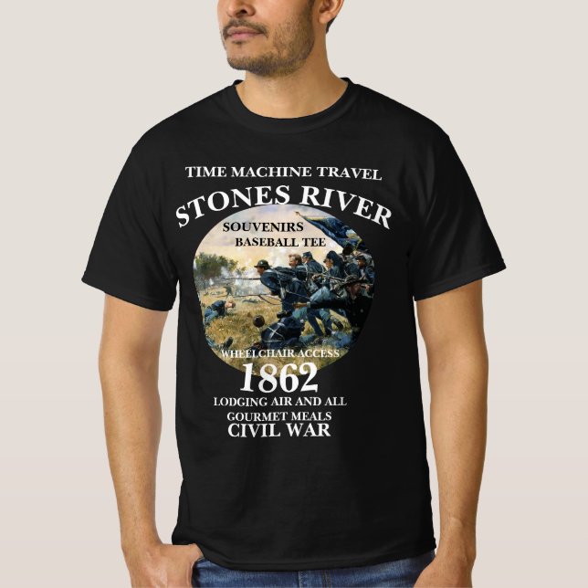 MASKIN TID RESA STRID STENS FLOD T SHIRT (Framsida)