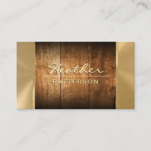Maskin Trim Guld Metallisk Shimmer Visitkort