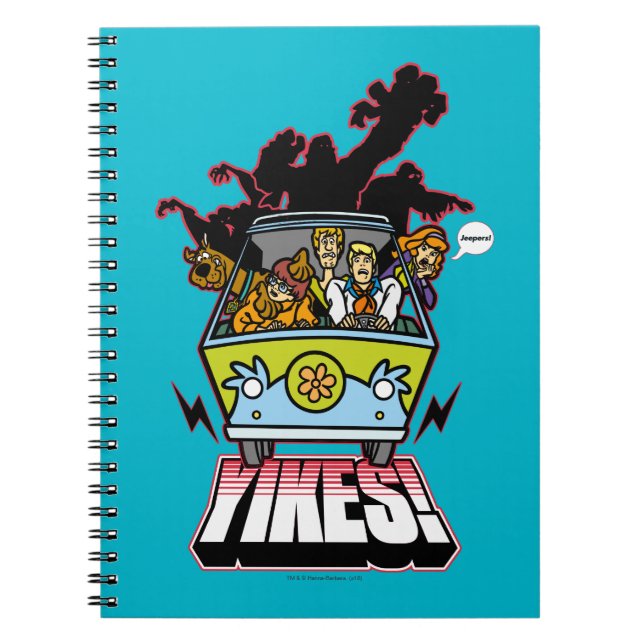 Maskin "Yikes"! Grafik Anteckningsbok (Framsidan)