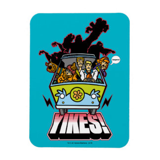 Maskin "Yikes"! Grafik Magnet