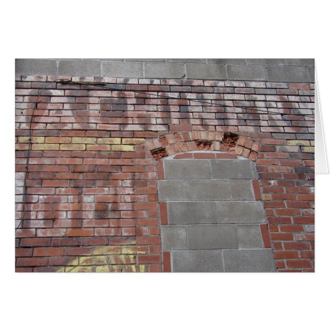 Maskinavlästa Hälsningskort (Framsidan Horizontal)