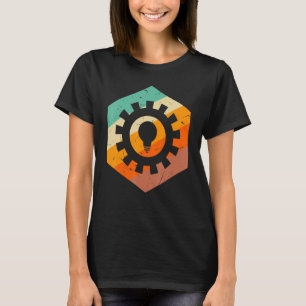 Maskinell motordriven Ingenjör-motor T Shirt