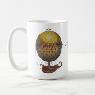 Maskinen för AirshipNautisme Steampunk flyg Kaffemugg