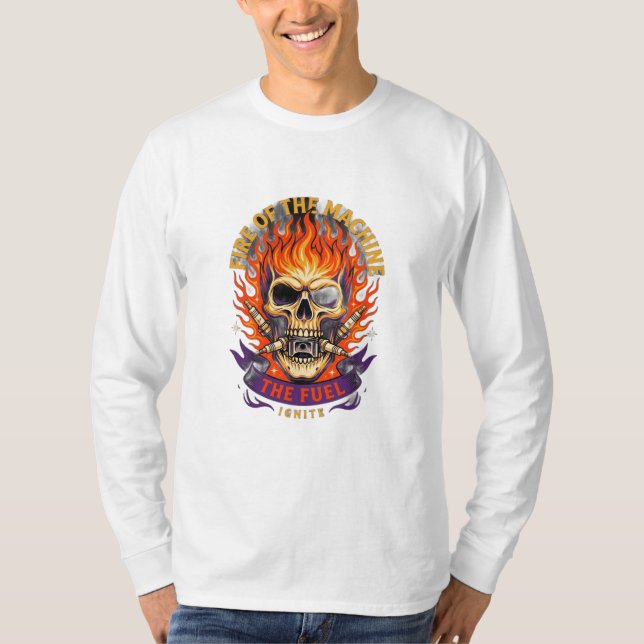 Maskinens Eld T Shirt (Framsida)